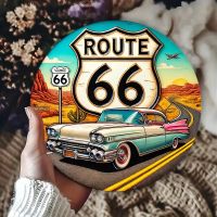 Deko Metall schild Route 66 USA