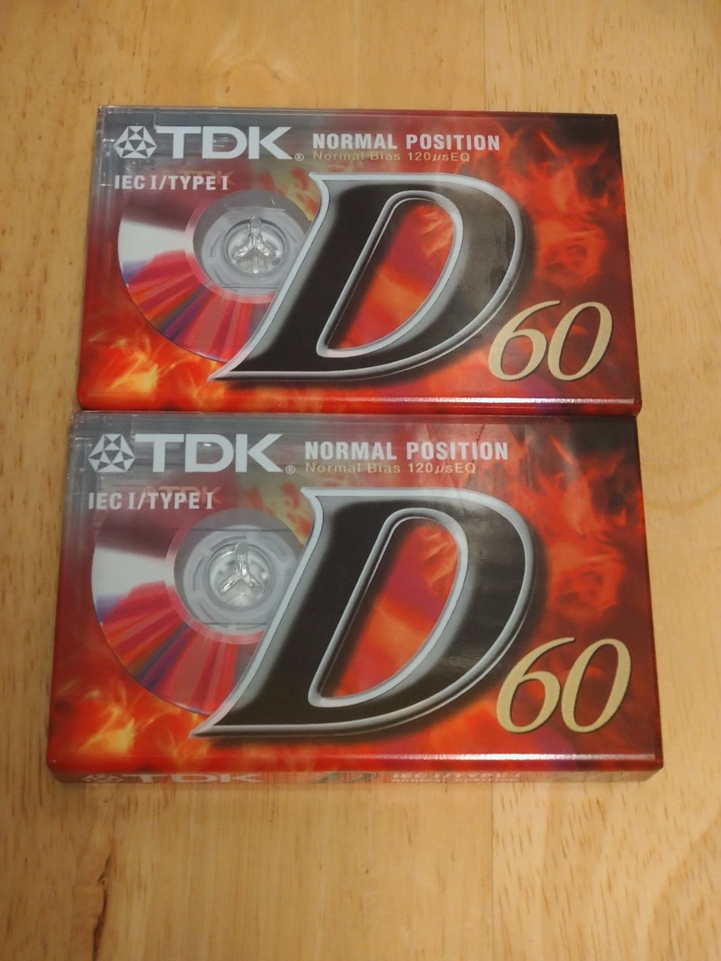 Kompaktkassetten: Cassettes audio TDK D60 2X NEUF – Neu und originalverpackt aus Farvagny-le-Grand von LaCaverne