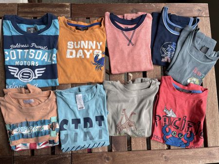 Räuberset Shirts 9-teilig zum Austragen 