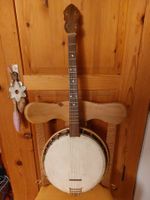 Vintage 4-String Banjo - ein Stimmknopf fehlt