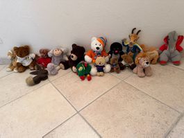 Grosses Set Kuscheltiere, Plüschtiere - Sehr guter Zustand!