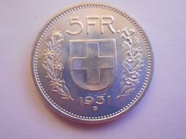 5 Fr. 1931 unz /stgl