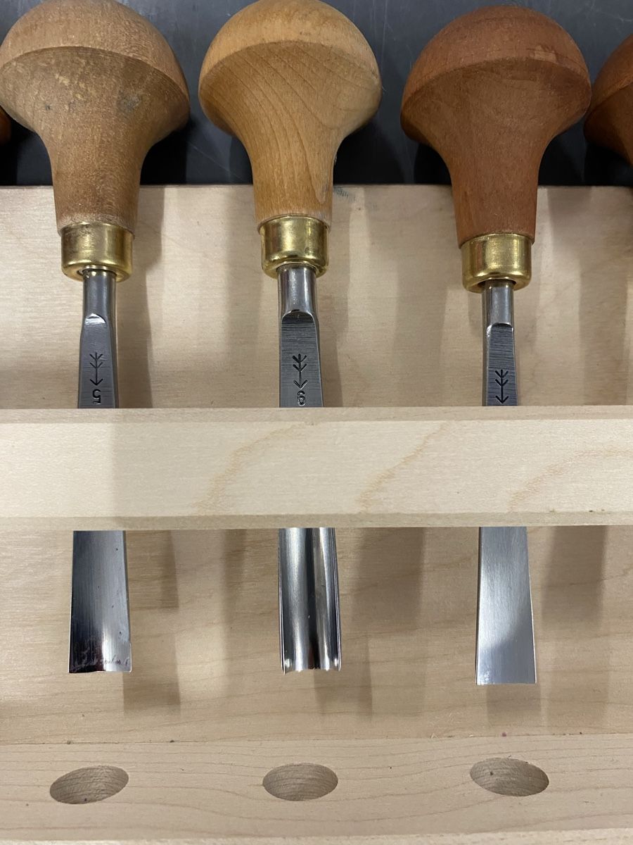 Xilografie: Holzschnittmesser-Set von Pfeil – Nuovo (secondo la descrizione) da Glattbrugg venduto da Pischte.Brockenhaus 3