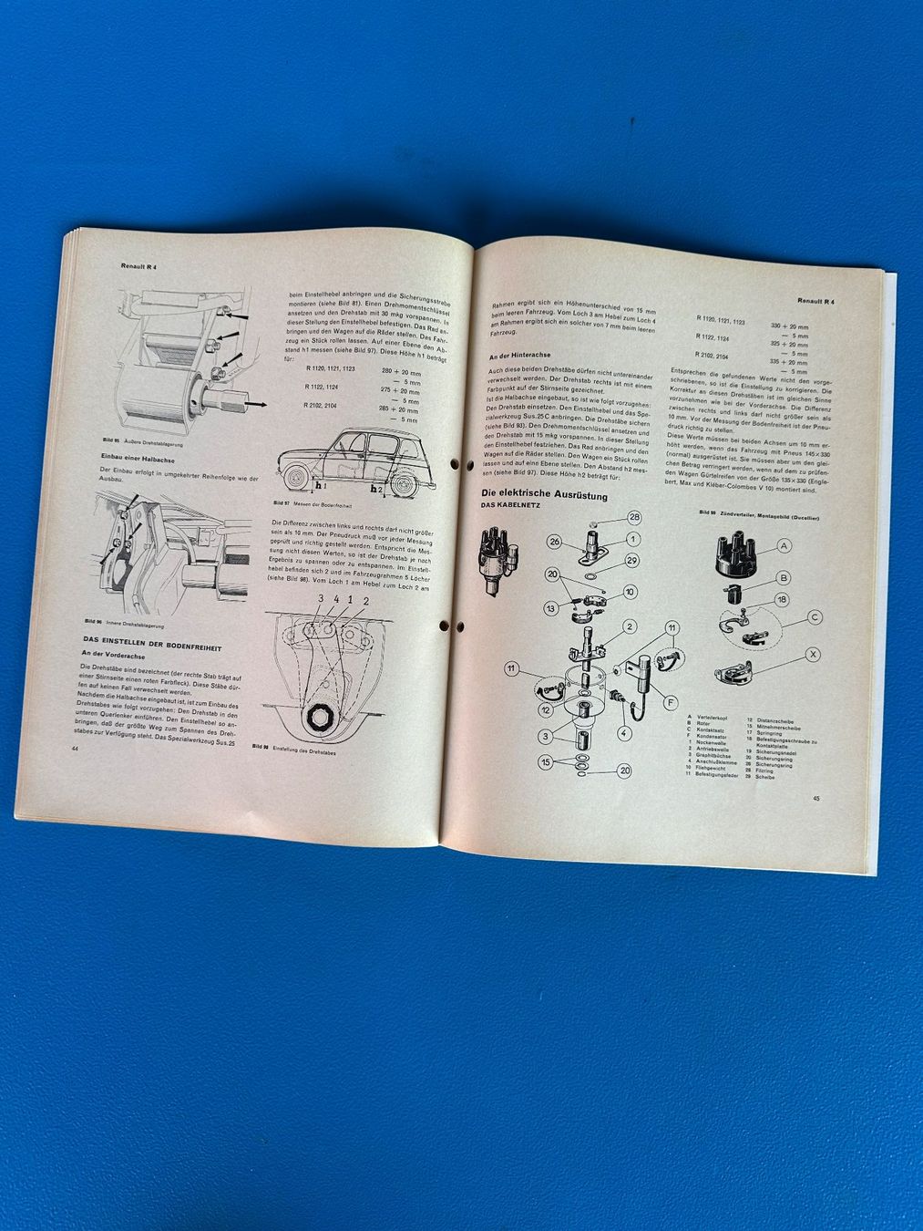 Livres: Reparaturanleitung  Renault 4 – D'occasion à Boswil par pavo1 9