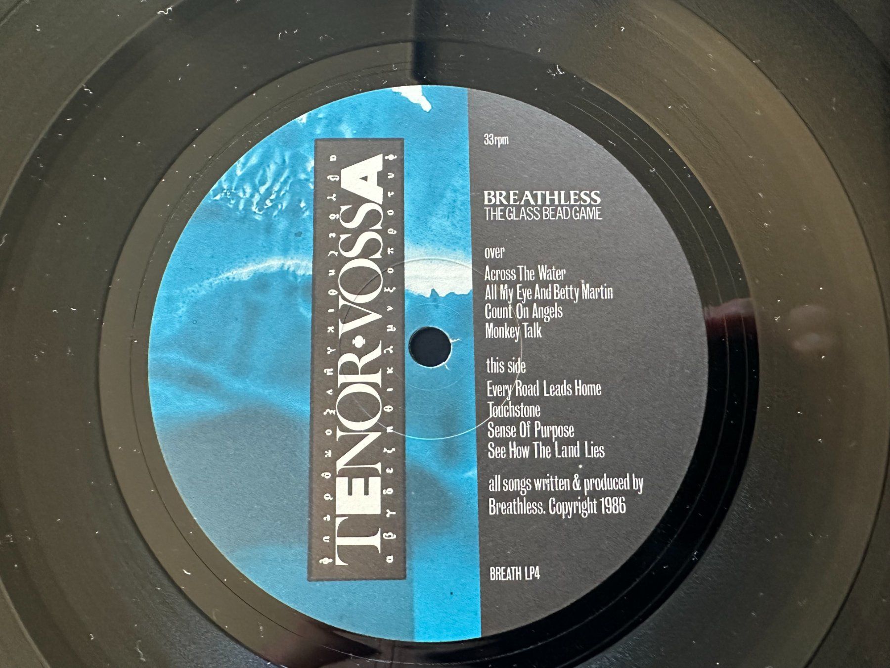 Schallplatten: BREATHLESS LP THE GLASS BEAD GAME – Gebraucht aus Sion von jaipur1401 3