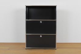 USM Haller Regal Graphitschwarz