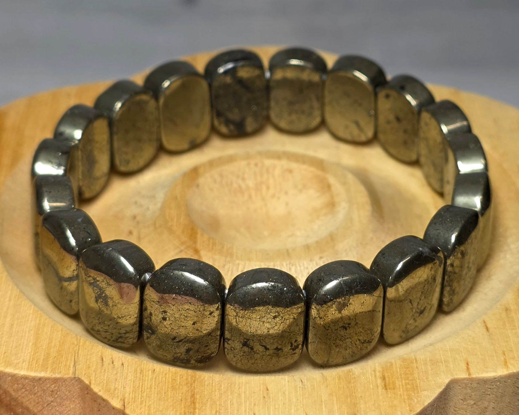 Minerali & Pietre curative: Pyrit Armband – Nuovo e nell'imballaggio originale da Matzingen venduto da Shay_Crystalz