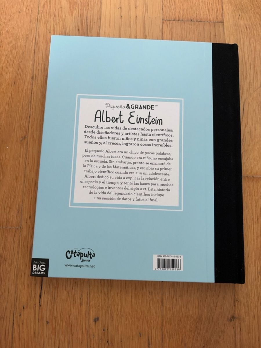 Libri: "Pequeña & Grande Albert Einstein" Buch neuwertig – Usato da Dagmersellen venduto da patriceee01 1