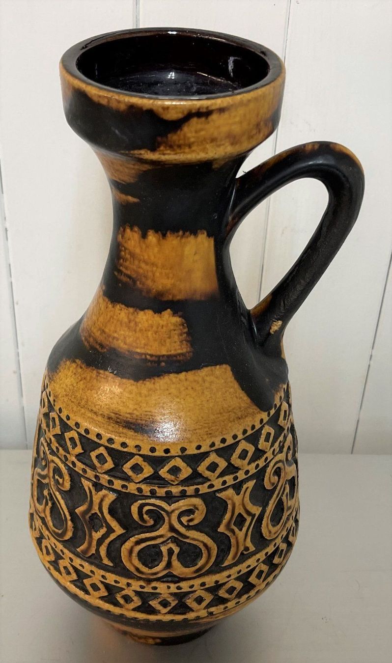 Caraffe: Alte Keramik Karaffe - H 31.5cm – Usato da Oftringen venduto da Vucki 1