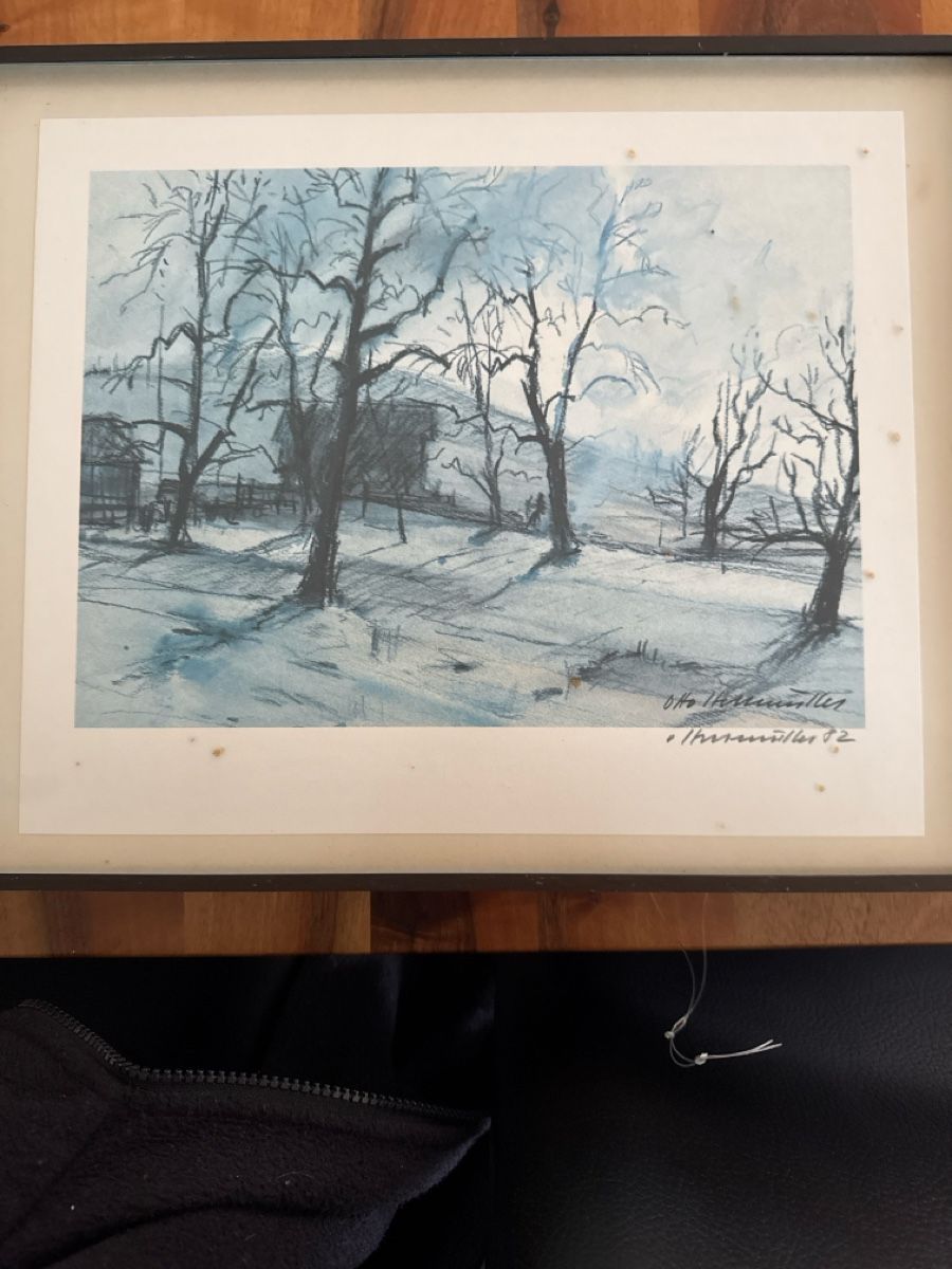 Grafica & Litografie: Herbstlandschaft Otto Hellmüller – Usato da Unterägeri venduto da inesius