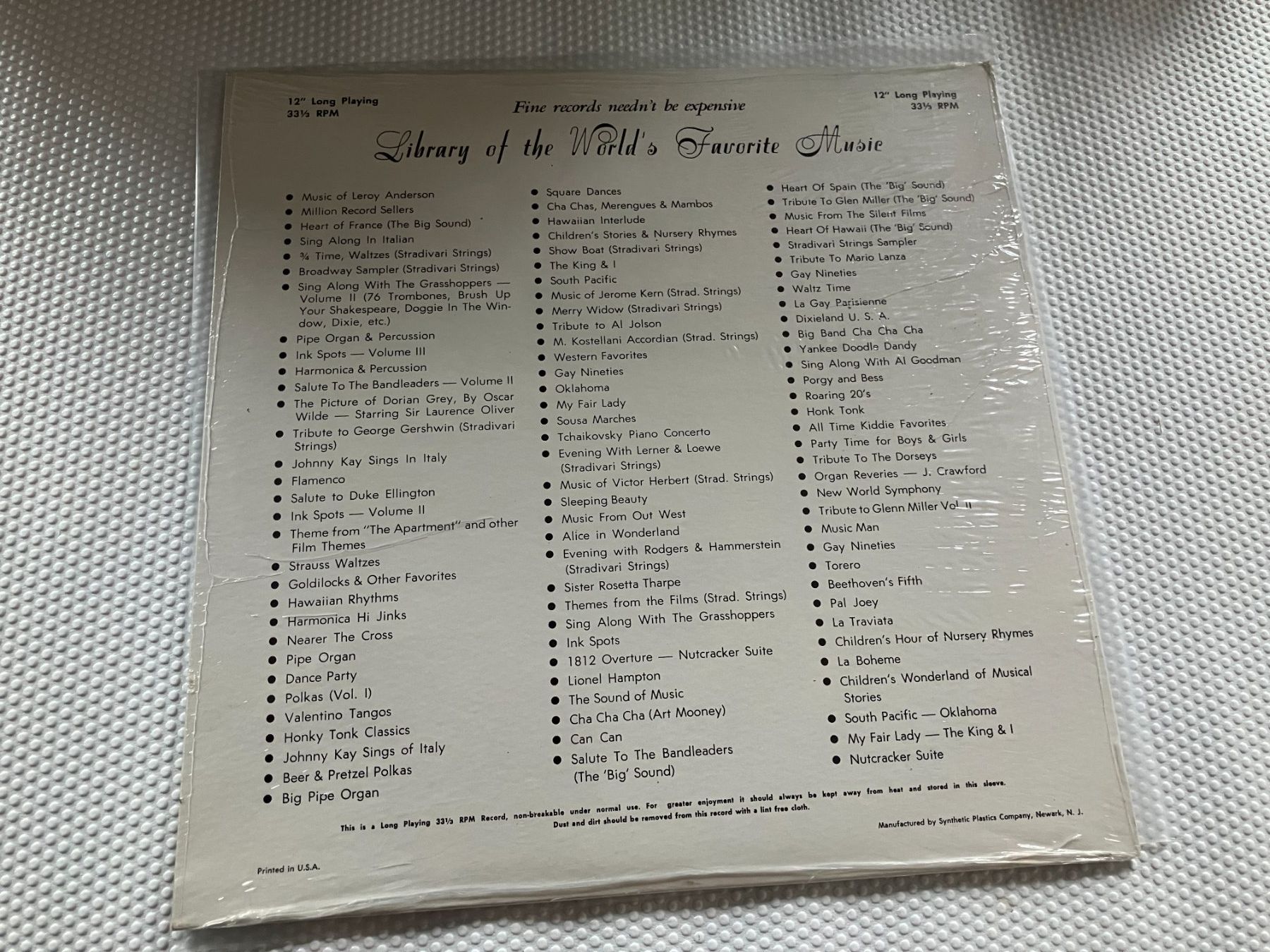 Dischi in vinile: West Side Story – Nuovo e nell'imballaggio originale da Aarwangen venduto da Jukebox3 4