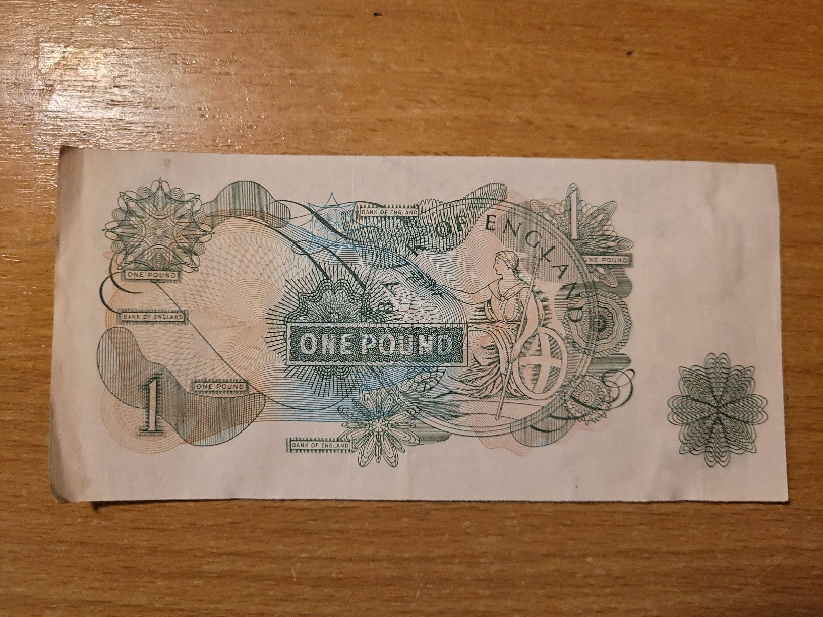 Banconote: Bank of England 1 Pfund Note – Usato da Niederlenz venduto da rap_q9gf 1