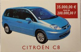 CITROËN  C8   - carte du concessionnaire