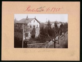 Fotografie Radebeul, Partie mit Wohnhäu