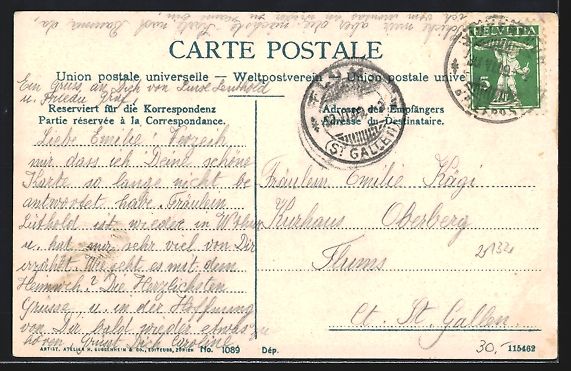 Cartoline postali: AK Winterthur, Das Privat-Krankenhaus – Usato da Berlin venduto da bartko-reher 1