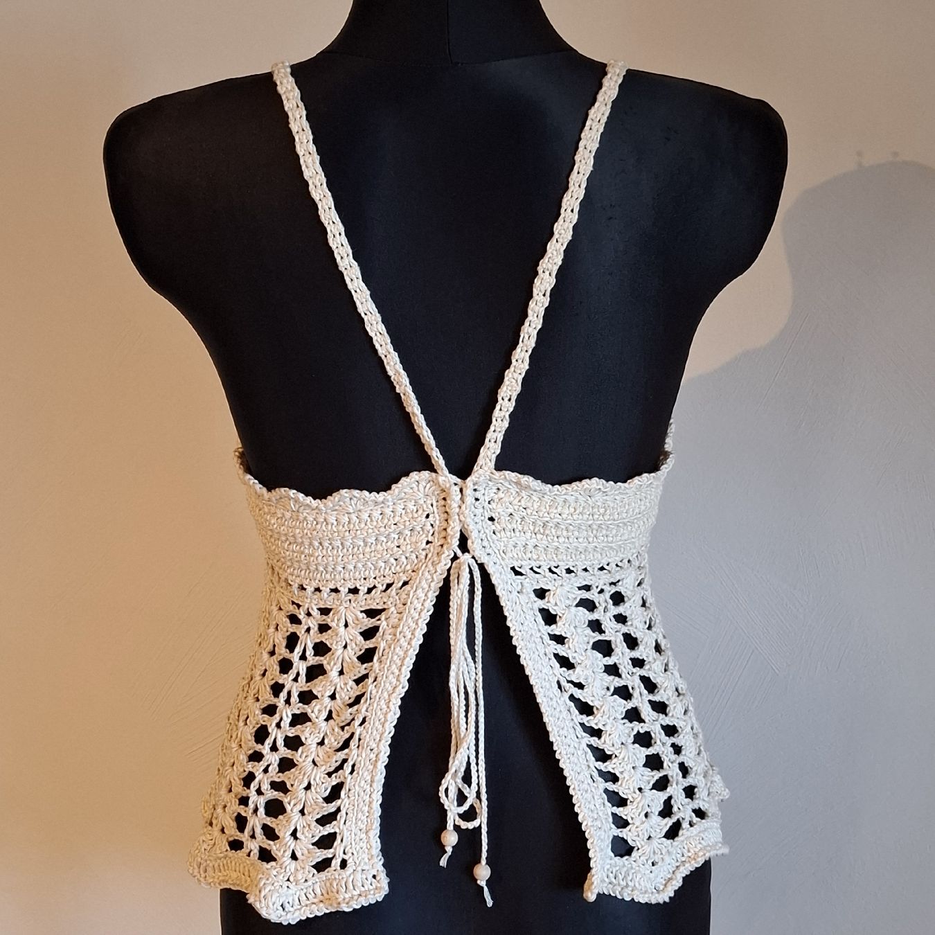 Tops: Top crochet fait main été, unique – Neu und originalverpackt aus tartegnin von Madelaine_09 2