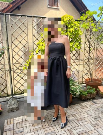 Elegantes Kleid schwarz, Gr. 36