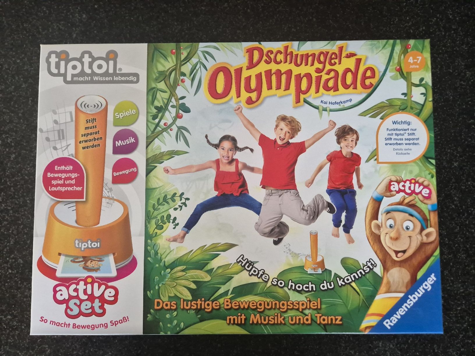 Ravensburger Giochi: Tiptoi Spiel "Dschungel-Olympiade" – Usato da Windisch venduto da Jewi1