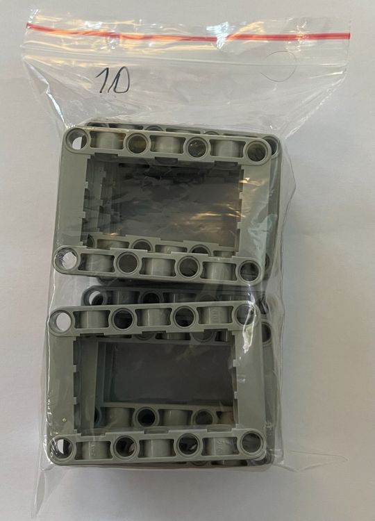 Lego 10 x Technic, Liftarm, Modified Frame Thick 5 x 7 64179 (Gebraucht ...