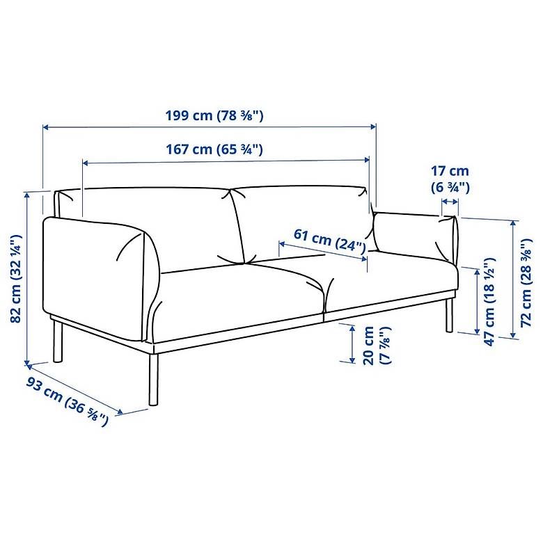 Sofas: IKEA ÄPPLARYD 2er-Sofa  hellgrau – Gebraucht aus Bern von Sa_mi11 2