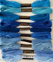 10x Stickgarn neu