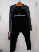 Damen Thermo-Leggings und -Shirt, Schwarz, Grösse XL