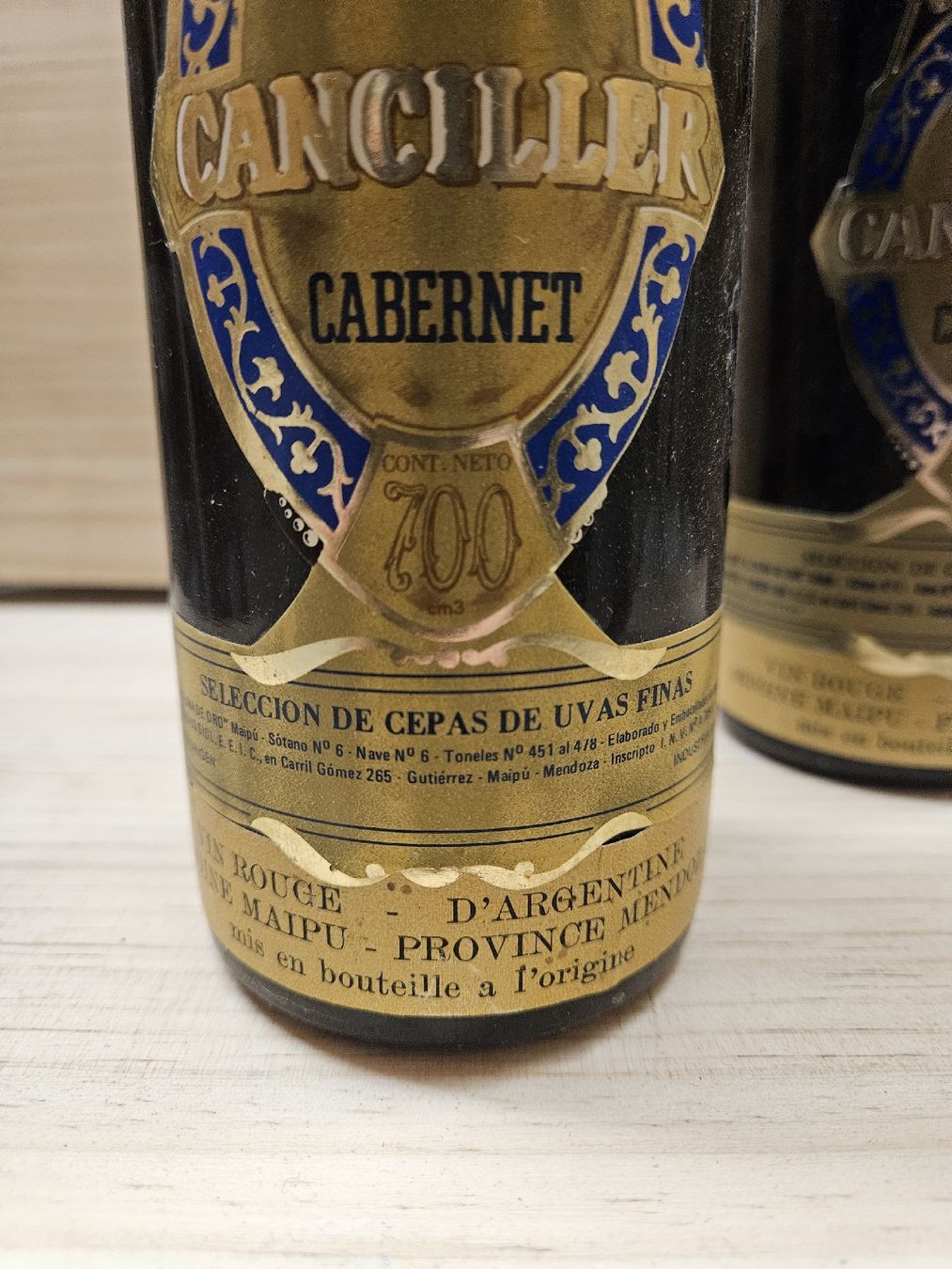 Vino: 2x Canciller 1982 Maipu, Argentinien  – Nuovo (secondo la descrizione) da Zofingen venduto da WouterSamwel 2