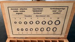Uhrmacher Werkzeug - Bergeon Verbindungsringe versilbert