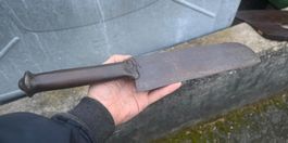 ANTIK Haumesser Metzgerhaumesser Beil punziert 27 VOLLMETALL
