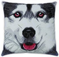 Diamond Painting Kissenbezug Husky-2-Zier-226