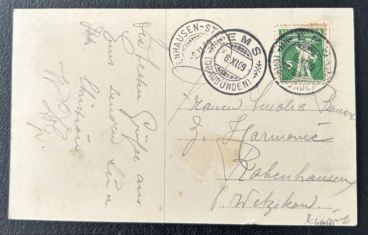 Cartoline postali: Gruss aus Ems 1909 – Usato da Horw venduto da Tellbub 1