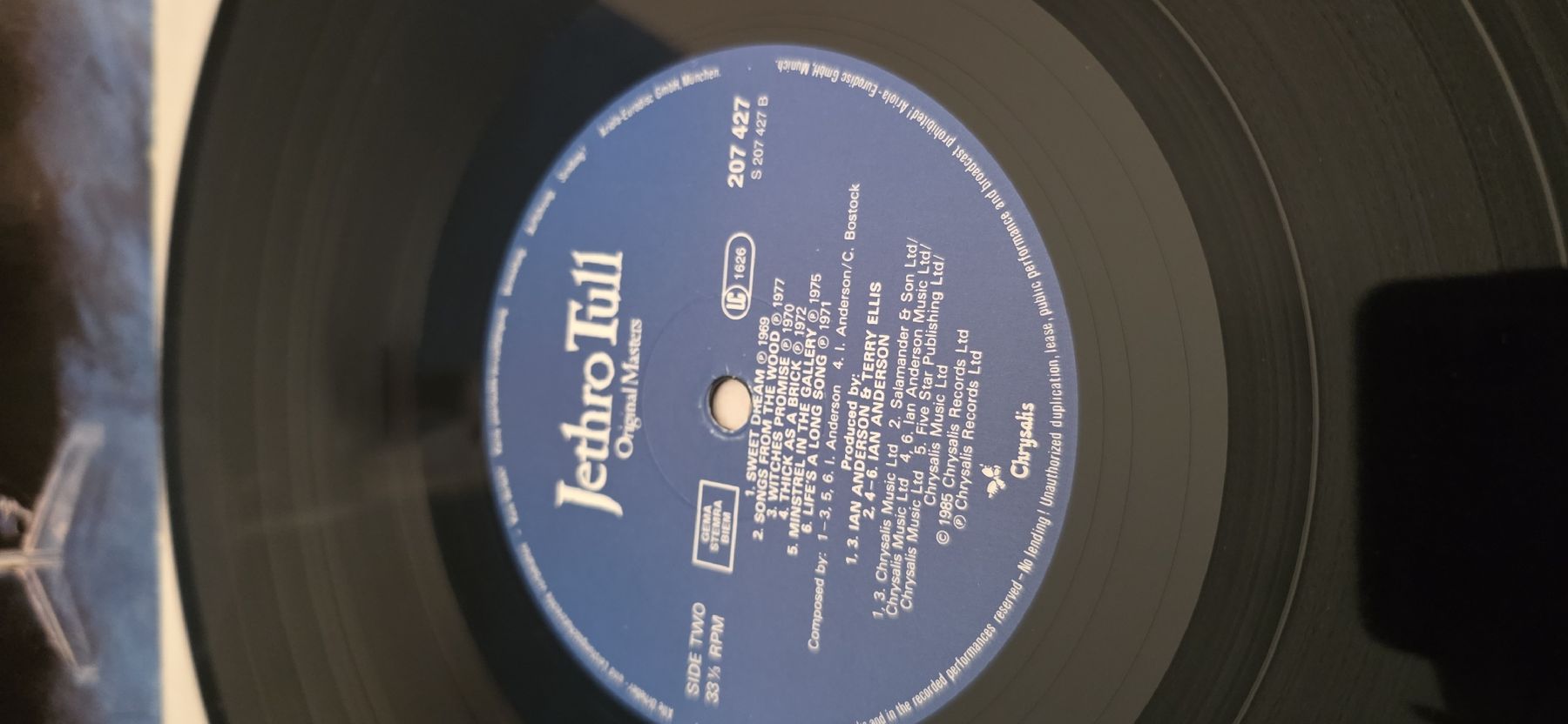 Dischi in vinile: Jethro Tull Original Masters Vg+ – Usato da Yvonand venduto da RF-VINYL 1