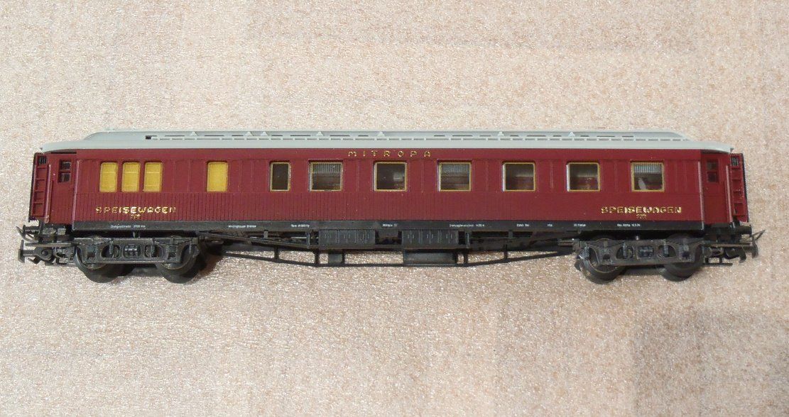 Liliput Modellini di ferrovie: Liliput MITROPA Speisewagen 262   H0/=GL – Usato da St. Gallen venduto da KlondikeCH 1