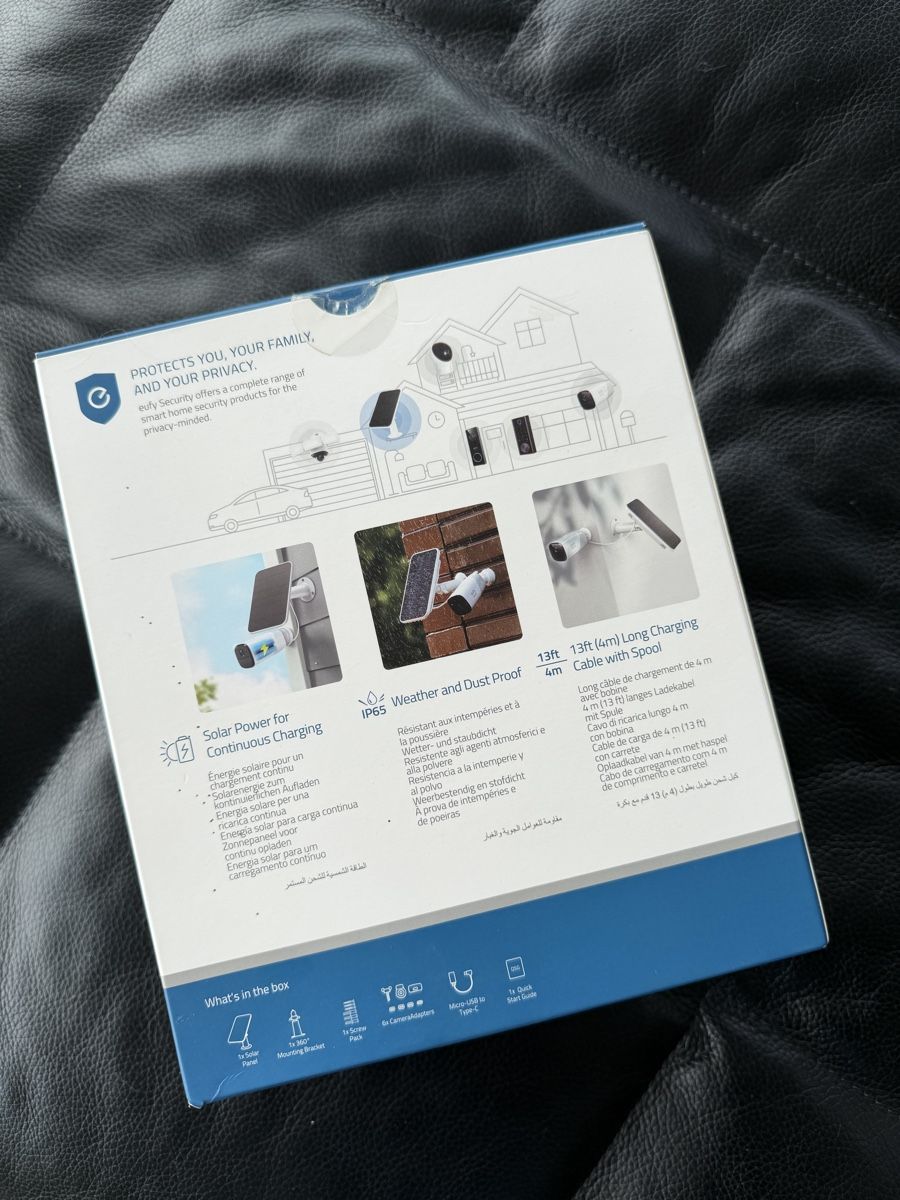 Eufy Sistemi d'allarme: Eufy Solar Panel T8700 for EufyCam - new – Nuovo (secondo la descrizione) da Einsiedeln venduto da Fiolio 1