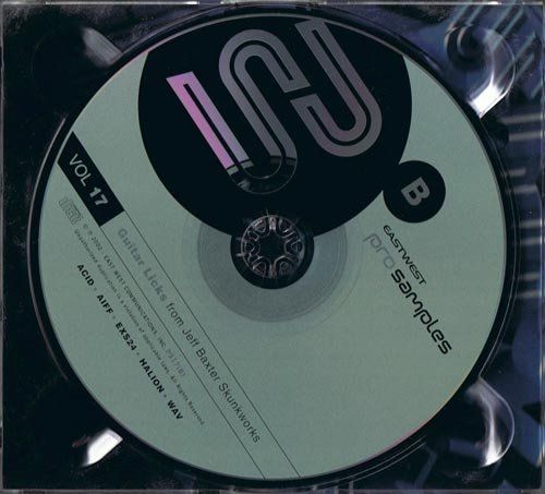 CD: East West ProSamples Vol 17 Guitar Licks – Nuovo e nell'imballaggio originale da Liestal venduto da OMAROSHOP 1