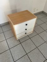 Kommode / Nachttisch esche/weiss
