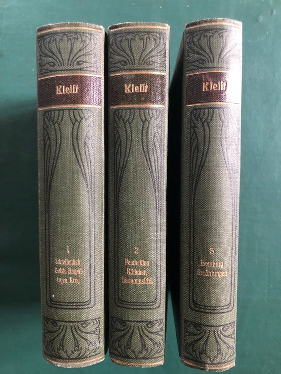 Livres: Heinrich v. Kleists Werke in drei antiquarischen Bänden – D'occasion à Kreuzlingen par HeroRica