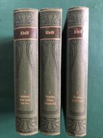 Heinrich v. Kleists Werke in drei antiquarischen Bänden
