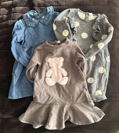 Süsse Mädchenkleider, Grösse 98/104, Herbst/Winter Set!