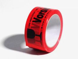 Klebeband Vorsicht-Glas Packband Bruchgefahr 66m Lang x 48mm