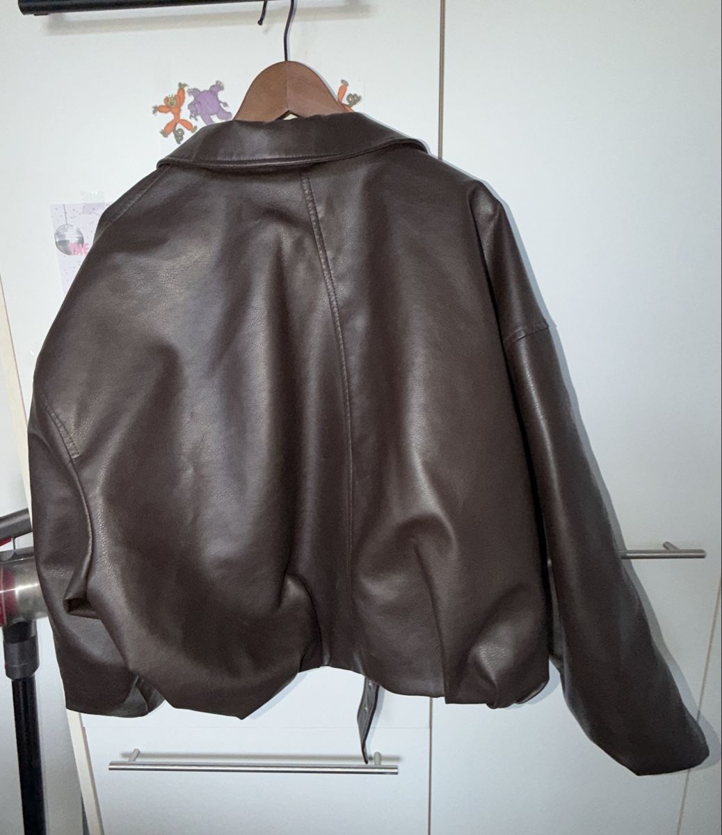 Pull&Bear Giacche: Pull&Bear Kunstlederjacke braun Grösse L – Usato da Bern venduto da sshueli 3