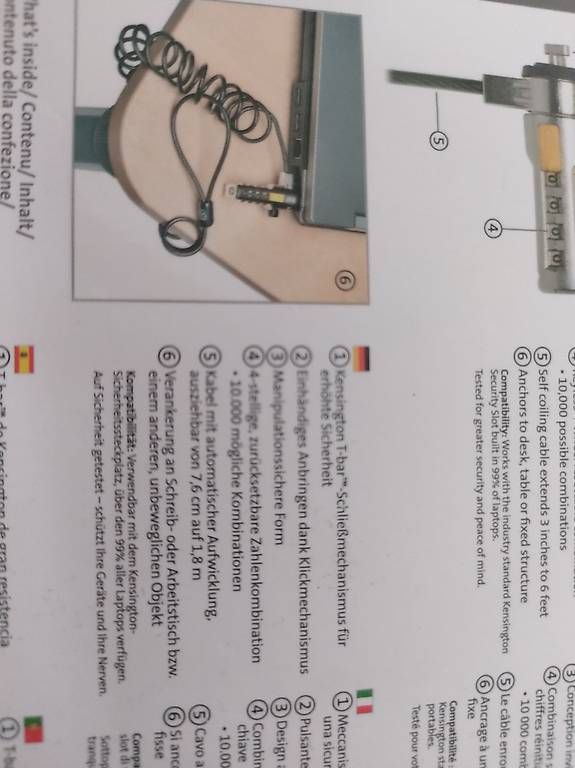 Lucchetti: kensington lock Portable neu OVP – Usato da Beinwil am See venduto da m4c2005 1