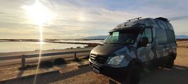 Wohnmobil auf Sprinter-Basis mit Motorschaden