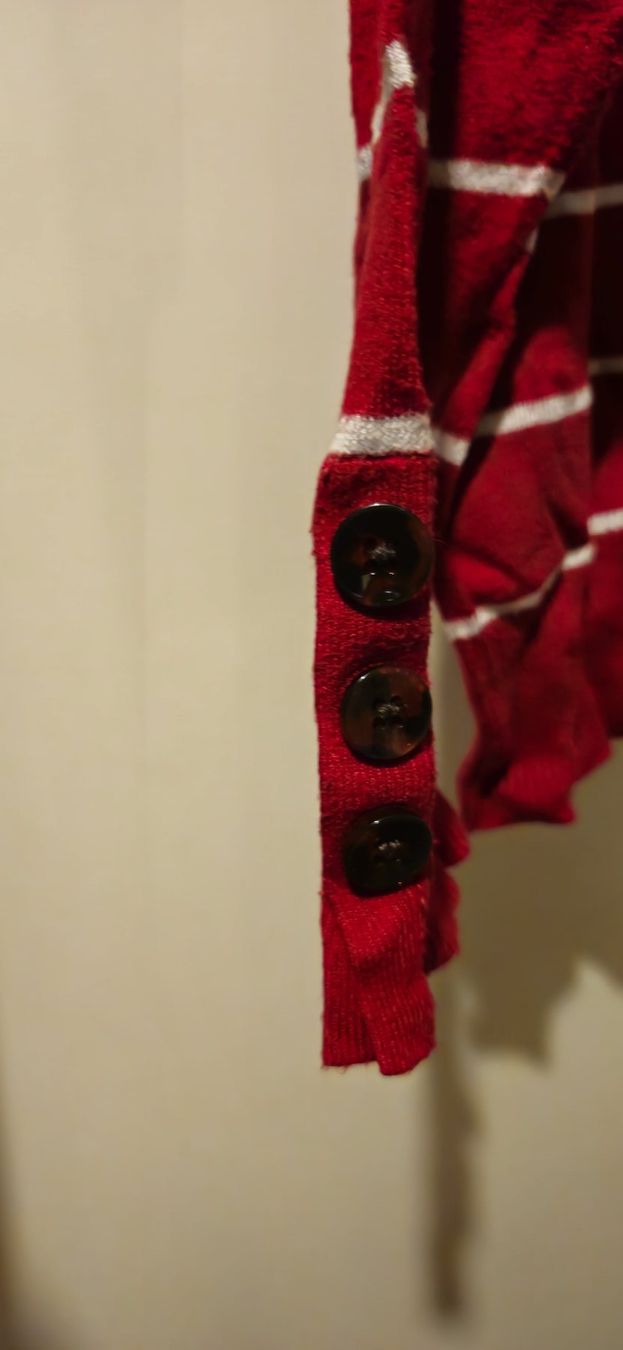 Maglioni & Felpe: Rollkragenpullover Rot/Weiss Gestreift, Grösse XL, Top! – Usato da Basel venduto da NikaV13 2