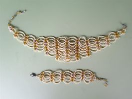 (22M)  HALSSCHMUCK + BRACELET Damen