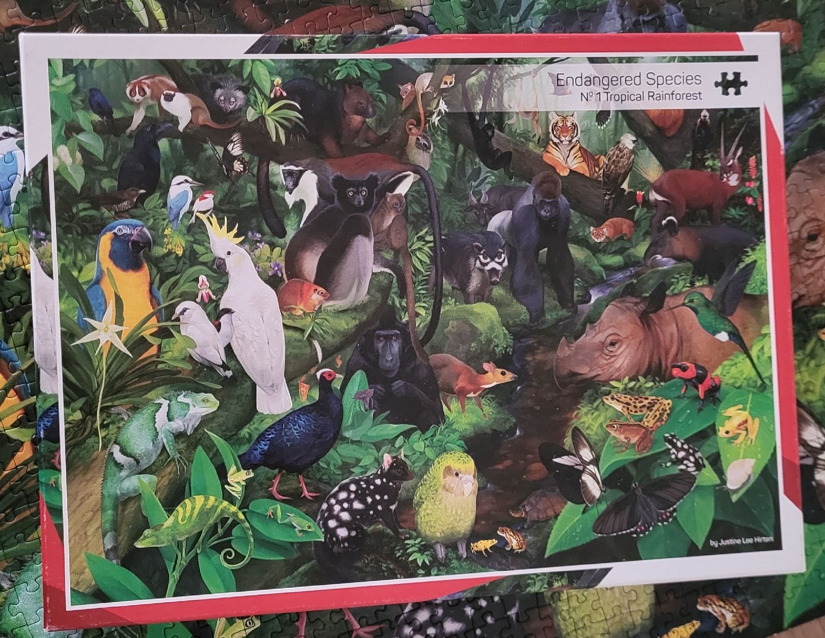 Ravensburger Puzzle: Puzzle "Dschungeltiere" – Usato da Rüti ZH venduto da clady01
