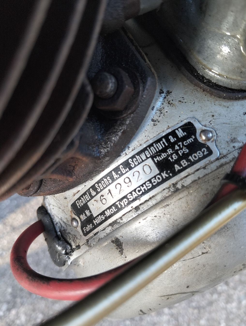 Sachs Ciclomotori: Triumph Fips Mofa mit Sachs Motor – Usato da Embrach venduto da Lotte2 4
