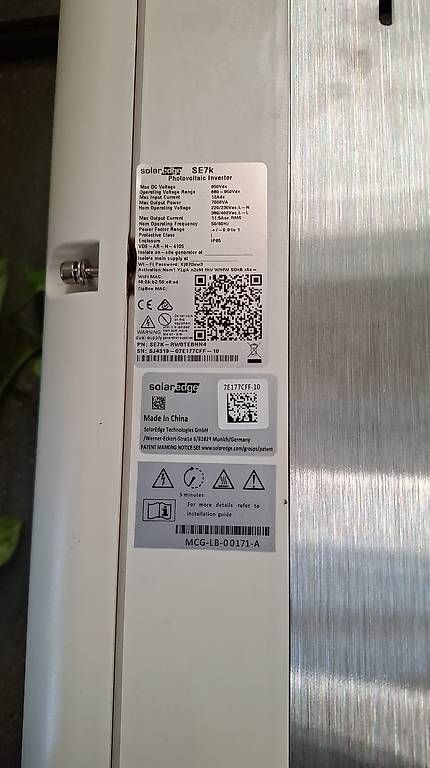 Inverter: Wechselrichter Solar Edge SE7k – Usato da Niederglatt ZH venduto da adr_vc9s 1