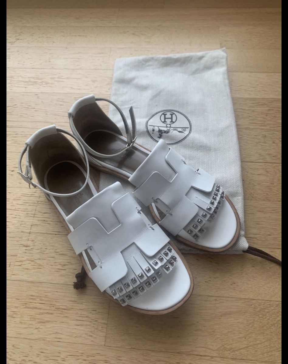 Hermès Scarpe da donna: Hermès sandales Santorini 37 – Nuovo (secondo la descrizione) da Peseux venduto da camosport 4