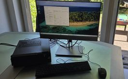 Kompletter Acer Desktop-PC mit HP Monitor zu verkaufen